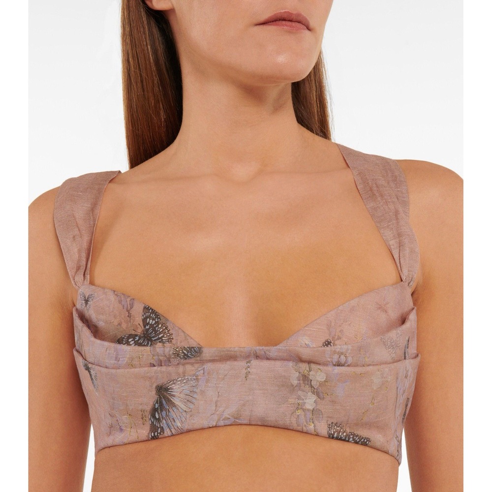 Zimmermann Luminous Linen Silk Bralette and Skirt Set 2, US 4/6 - Picture 15 of 15